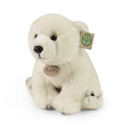 Rappa Plush polar bear 28 cm ECO-FRIENDLY